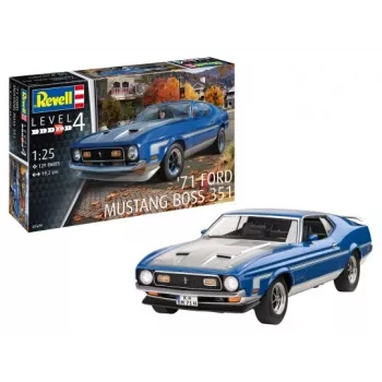 Plastikowy model samochodu REVELL Ford Mustang Boss 351, zestaw plastikowy w skali 1:25