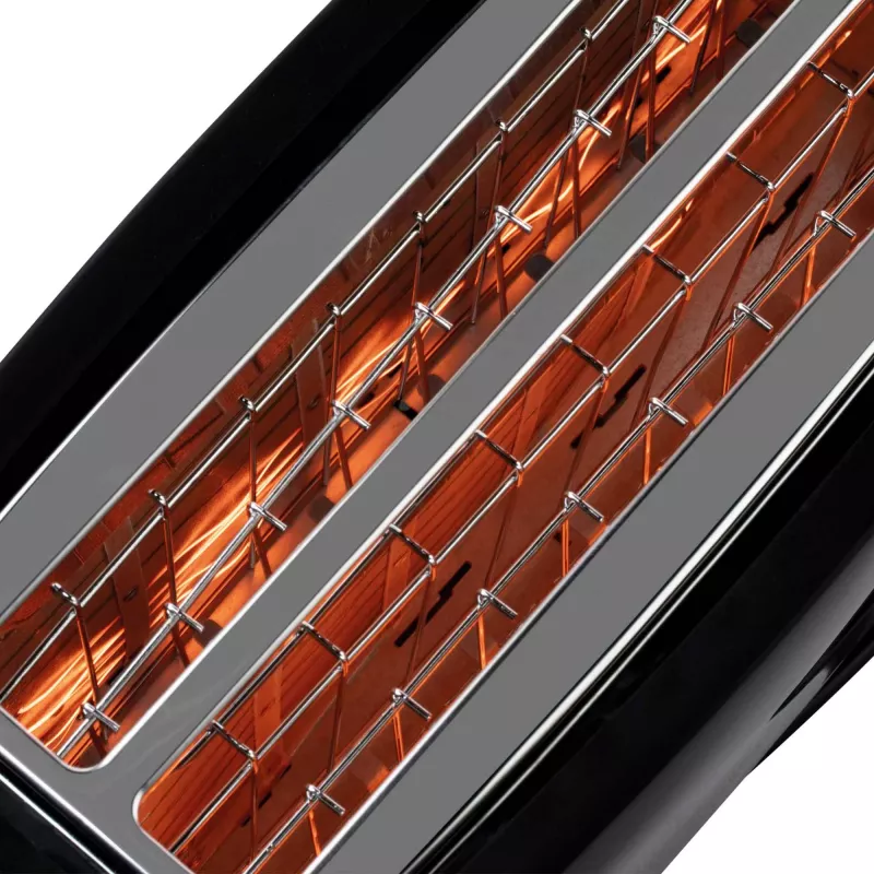 Toster Jata JETT1585 2-kromkowy 1400 W Czarny przyciski pokrętło 230 V szerokość szczeliny 25 cm głębokość szczeliny 3 cm