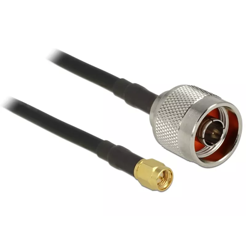 Kabel koncentryczny CFD200 DeLOCK 89420 2,5 m SMA czarny