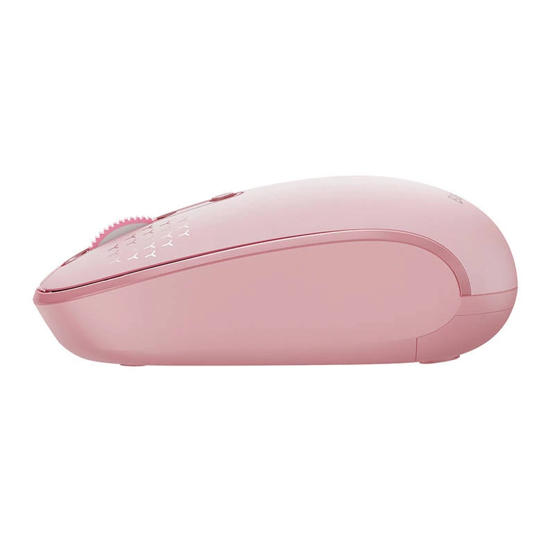 Bezprzewodowa mysz Baseus F01B Tri-mode 2.4G BT5.0 1600 DPI (różowa)