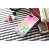 Etui ochronne iKins do Apple iPhone 8/7 – wzór wodnych kwiatów, białe