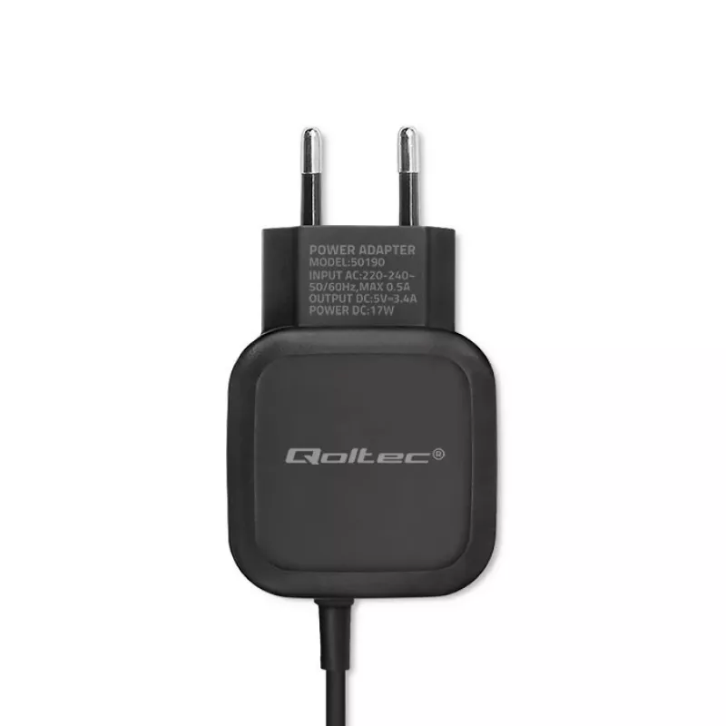 Qoltec 50190 Ładowarka do urządzeń mobilnych Telefon. Tablet. Telefon.