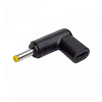 Adapter Akyga AK-ND-C04 USB-C na 4,0 x 1,7 mm Czarny