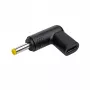 Adapter Akyga AK-ND-C04 USB-C na 4,0 x 1,7 mm Czarny