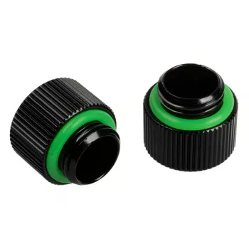 Złączka BitsPower Touchaqua — mosiądz, czarne wykończenie, szerokość 10 mm