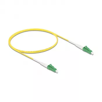 DeLOCK InfiniBand kabel światłowodowy 1 m LC LC/APC Żółty