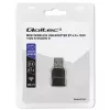 Bezprzewodowy mini adapter USB Wi-Fi QOLTEC 57007 — jednopasmowy 2.4 GHz, do 150 Mbps, antena wewnętrzna