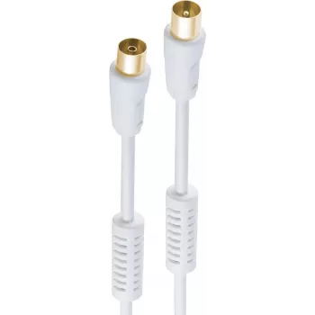 Kabel koncentryczny ShiverPeaks BS80207-128-G 7,5 m IEC Biały