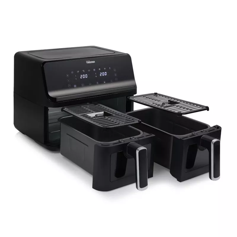 Frytkownica beztłuszczowa Tristar FR-9040 8 L 2700 W Double Czarny