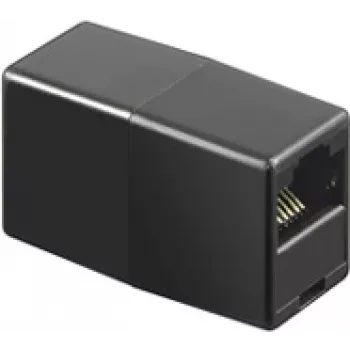 Adapter RJ-45 Goobay 50260 Czarny
