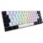 Klawiatura Sharkoon SGK50 S4 Gaming USB QWERTZ German biała podświetlenie RGB LED