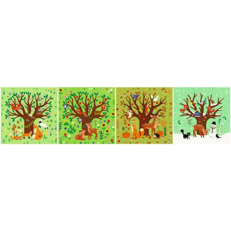 Puzzle UP - Vier Jahreszeiten (12, 16, 20 i 24 elementy)