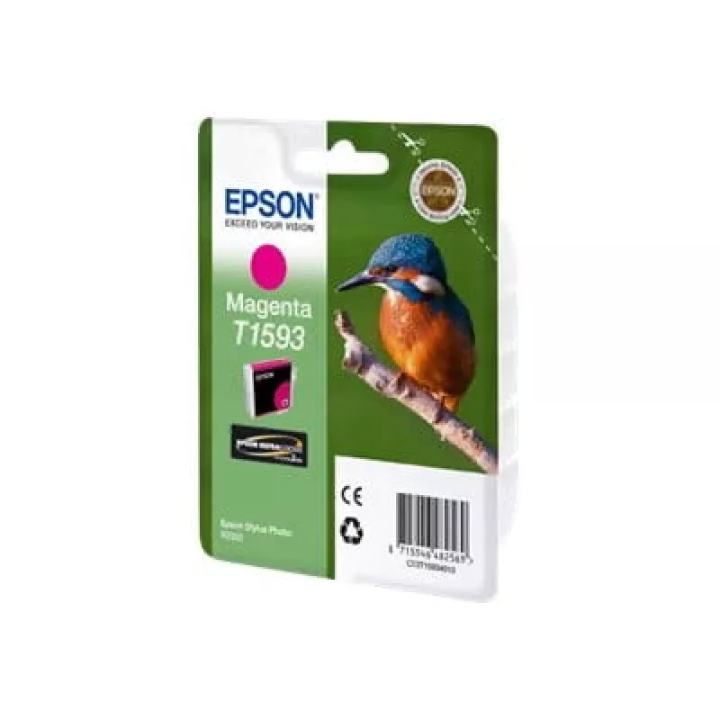 Epson T1593 magenta, magenta, tusz pigmentowy, 17 ml, 1 szt., 1200 stron