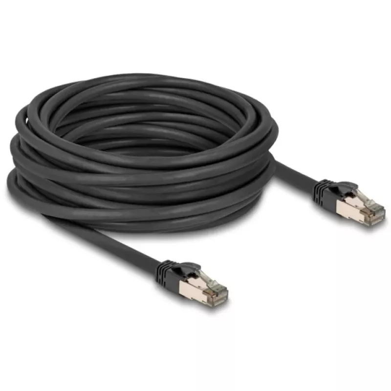 Delock 80244 kabel krosowy Ethernet czarny
