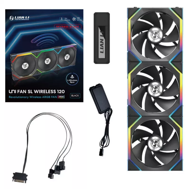 Wentylator Lian Li UNI FAN SL Wireless 120 Reverse Blade