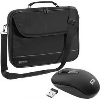 PEDEA Notebook Bag Fair 15.6 (39,6 cm), czarny + mysz PC (SET010-66068010)