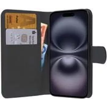 PEDEA Book Cover Classic do Apple iPhone 16 Plus - czarny (50160990)