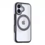 Etui ochronne Torras Ostand R Fusion do iPhone 16 — czarne, smukłe, odporne na wstrząsy