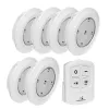 Zestaw lamp LED z pilotem Maclean Energy MCE165, baterie AAA, 6 sztuk w zestawie