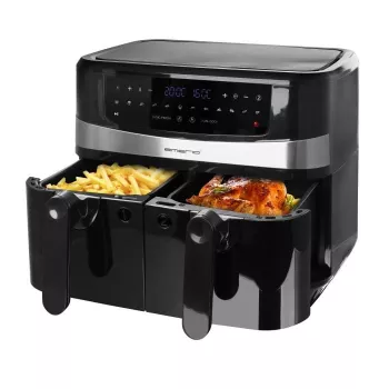Frytkownica beztłuszczowa Emerio AF-126672.4 9 l podwójna 2400 W czarna