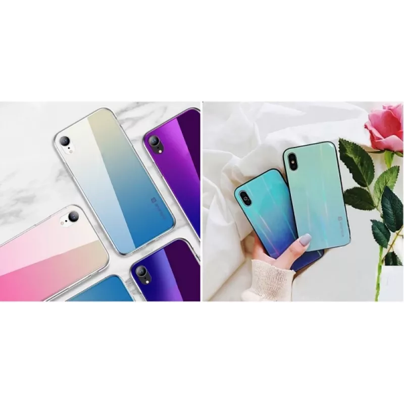 Etui ochronne na telefon Evelatus do Samsung A20 — Gradient Glass 3, wzór Under Water