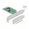 Karta DeLOCK PCI Express 4.0 x8 do 2 wewnętrznych portów SFF-8654 4i NVMe – niskoprofilowa