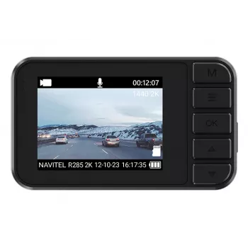 Kamera samochodowa Navitel R285 2K, 2-calowy wyświetlacz IPS, rozdzielczość 2560×1440, wbudowane mapy