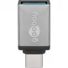 Wentronic Goobay Adapter USB-C™ - gniazdo USB 3.0 A, szary - do połączenia urządzeń USB-C™ i USB-A (56621)