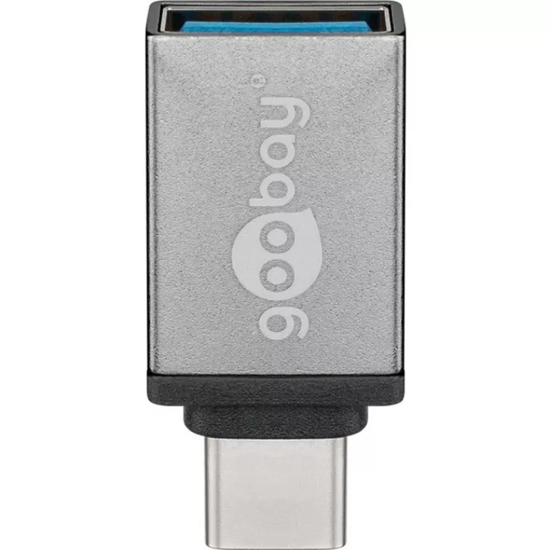 Wentronic Goobay Adapter USB-C™ - gniazdo USB 3.0 A, szary - do połączenia urządzeń USB-C™ i USB-A (56621)