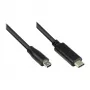Kabel USB 2.0 Good Connections C-Mini B5pol. czarny 1,8 m