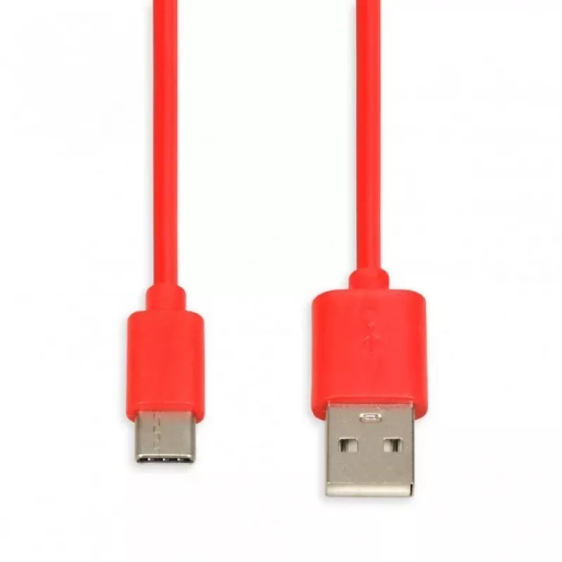 Kabel USB IBOX IKUMTCR 1 m, USB A na USB‑C, USB 2.0, czerwony