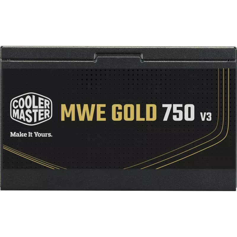 Zasilacz Cooler Master MWE GOLD 750v3 ATX 3.1 750W 80 PLUS Gold niemodularny, 6x SATA, 4x 6+2 PCIe, 2x 4+4 EPS