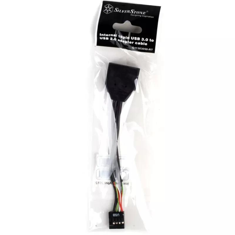 Silverstone G11303050-RT - USB 3.0 - USB 2.0 - Männlich/weiblich - Schwarz (G11303050-RT)
