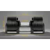 Regulowany hantel żeliwny Rebel Active 36 kg, automatyczne stopniowanie co 2 kg