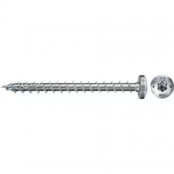 Wkręt FISCHER 670332 — wkręt metalowy do drewna 40 mm, Ø 4,5 mm, długość gwintu 35 mm, 200 szt.