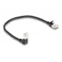 Kabel sieciowy DeLOCK RJ45 Kat.6A 0,25m czarny
