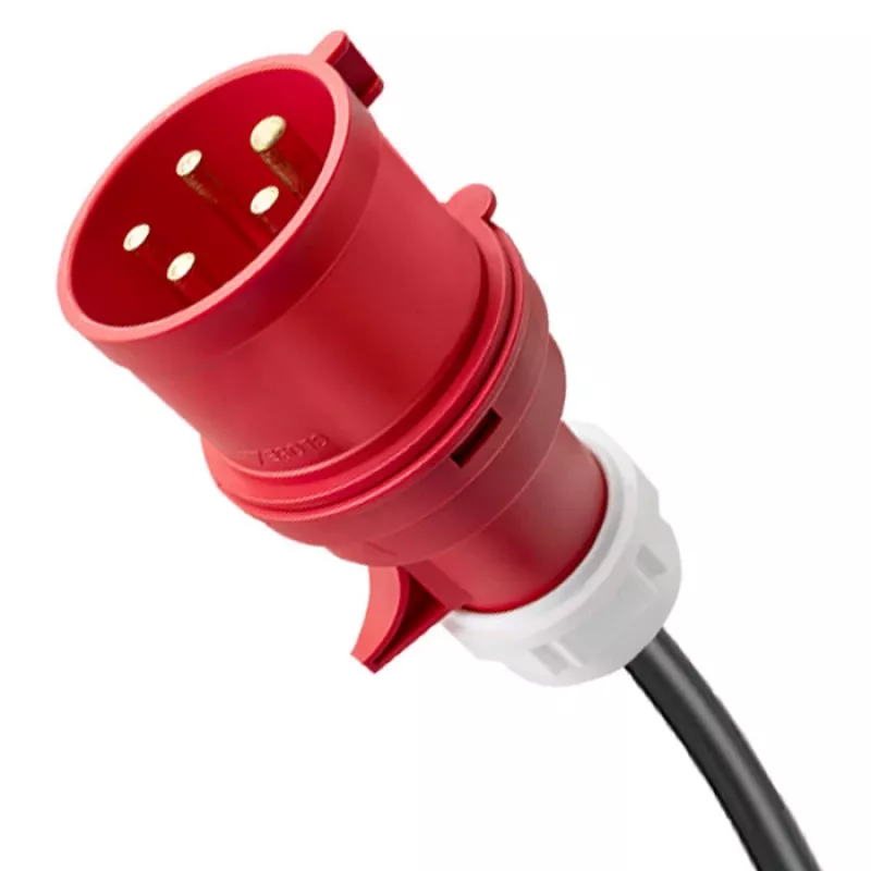 Ładowarka samochodowa elektryczna QOLTEC Mobile EV 2in1 Type2 11 kW 400 V Wi‑Fi TUYA SMART LIFE LCD przenośna wallbox kabel 5 m