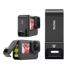Pokrywa baterii Telesin do GoPro 12/11/10/9 — wodoodporna pokrywa zastępcza z łatwym dostępem