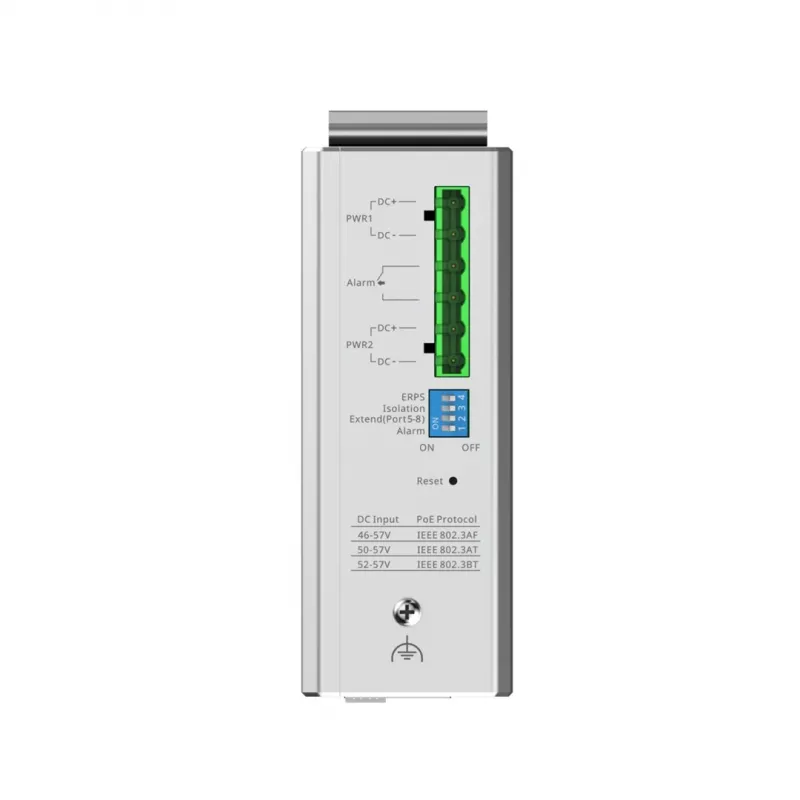 Ruijie Networks RG-NIS2100 Managed L2 Gigabit Ethernet (10/100/1000) Power over Ethernet (PoE) Czarny, stal nierdzewna
