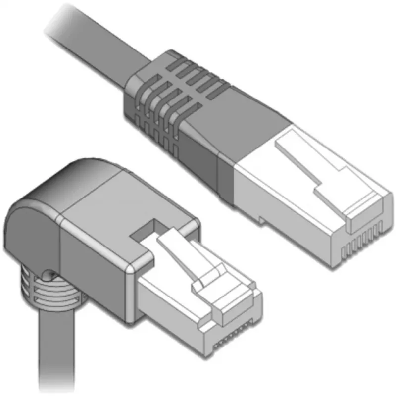 Kabel sieciowy DeLOCK 85875 2m Cat6a S/FTP Szary