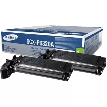 Samsung SCX-P6320A 2-pak czarne wkłady tonera, 16000 stron, czarny, 2 szt.
