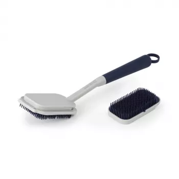 Szczotka do naczyń Beldray LA032814FEU7 Deep Clean Rubber, gumowe włosie, ergonomiczny uchwyt