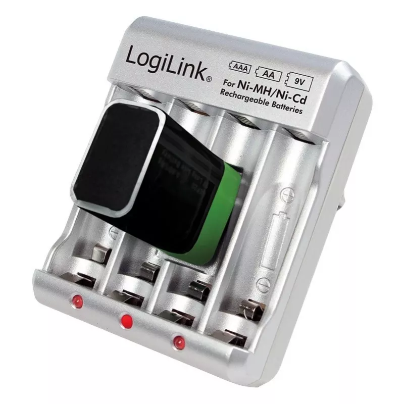 Ładowarka do akumulatorów Ni-MH / Ni-Cd AA / AAA / 9V