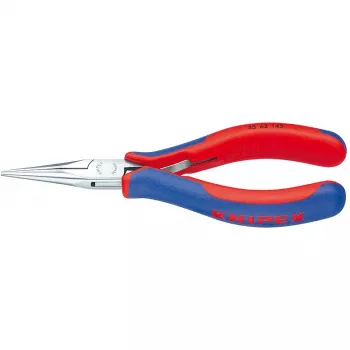 Knipex electronics gripping pliers total length 145 mm flat round jaws shape 6 multi-component handl