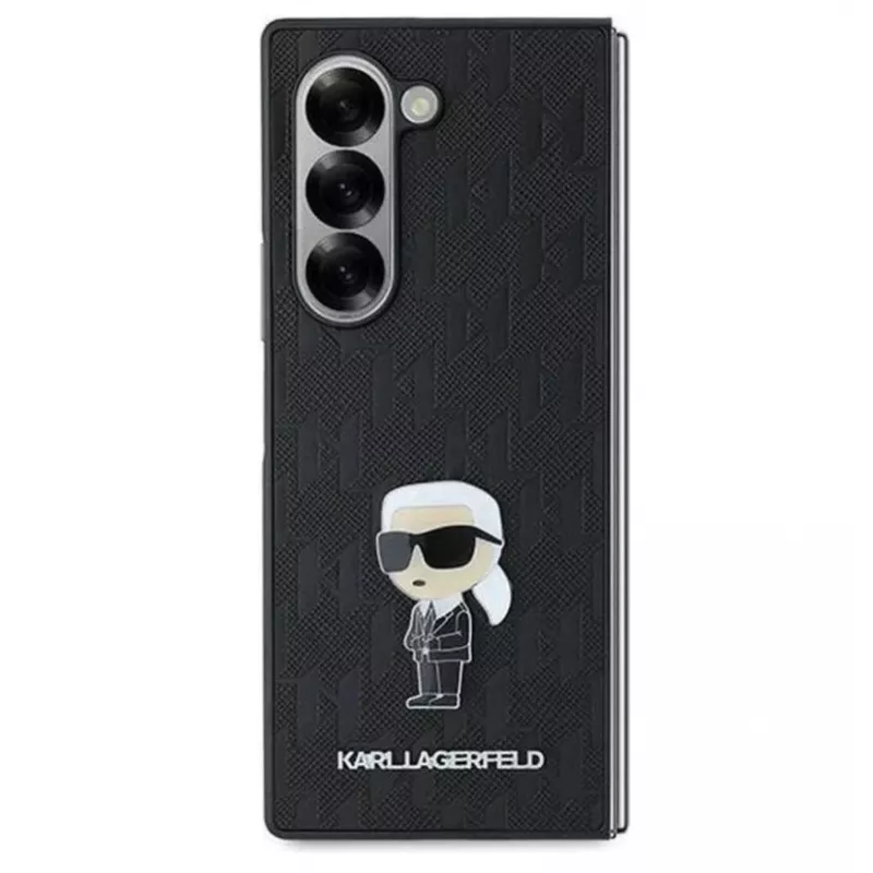 Karl Lagerfeld | KLHCZFD6SAPKINPKK | Tylna obudowa | Samsung | Galaxy Z Fold6 | Plastik | Czarny