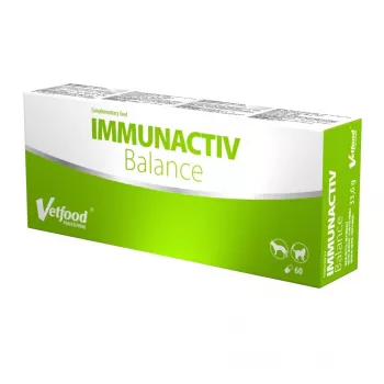 Vetfood Immunactiv Balance wsparcie odporności dla psów i kotów 60 kapsułek