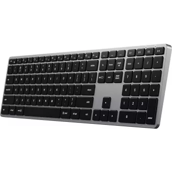 Klawiatura Satechi SLIM X3 Bluetooth QWERTZ niemiecka czarno-szara (ST-BTSX3M-DE)