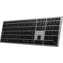 Klawiatura Satechi SLIM X3 Bluetooth QWERTZ niemiecka czarno-szara (ST-BTSX3M-DE)