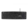 Klawiatura Gembird KB-U-103-RU Biurowa USB QWERTY Angielsko-Rosyjska Czarna