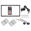 Radio samochodowe 2DIN BLOW AVH-9620 podwójne DIN w desce rozdzielczej z Bluetooth 5.0, USB Type-A, wyświetlaczem 2,8 cala, 4×60W RMS